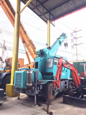 KOBELCO RK70M เครนนอกญี่ปุ่นไม่เคยผ่านการใช้งานในไทย
