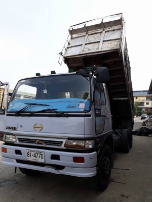 Hino FM 1J เครื่อง 210 แรง 2 เพลาดัมพ์ เครื่อง/เกียร์เดิม เครื่องดี คัชซี หัวเดิมบาง ทะเบียนพร้อม