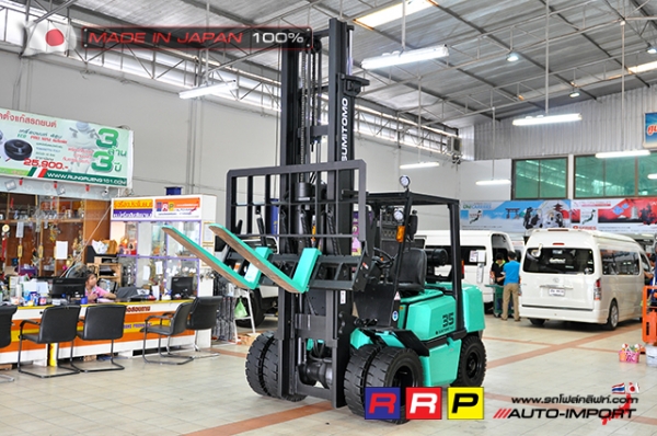 ขายรถโฟล์คลิฟท์มือสอง SUMITOMO รุ่น FD35PVIIIS6S-D4G-10208 นำเข้าจากประเทศญี่ปุ่น 100\% ไม่เคยใช้งานในไทย