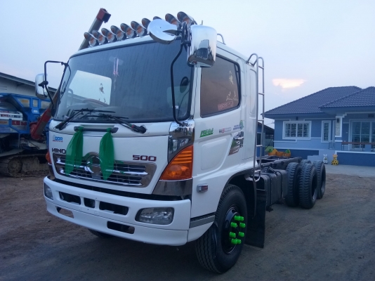 HINO MEGA 260 แรง ปี 48 สวยเดิมรถห้างแท้ 2 เพลา เครื่อง/เกียร์/เฟืองท้ายเดิม ยางใหม่ 10 เส้น มีระบบลากพ่วง ทะเบียนพร้อม