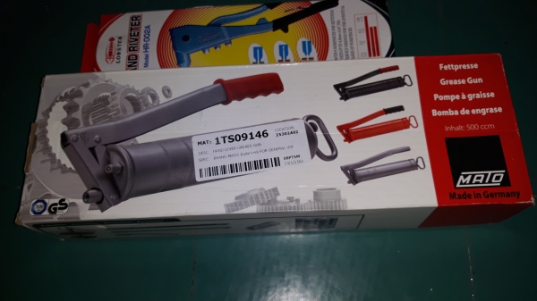 ขายกระบอกอัดจาระบี MATO Made in Germany. ขายกระบอกอัดจาระบี MATO Made in Germany.