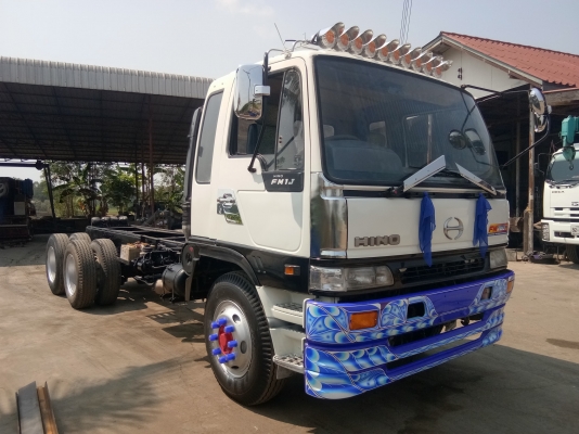 HINO FM1J เครื่อง 210 แรง ปี 44 สวยเดิมแท้ 2 เพลา ทะเบียนพร้อม