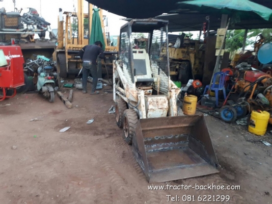 1:40 ขาย รถตักล้อยางเล็ก BOBCAT เครื่องดีเซล 2 สูบ เก่าญี่ปุ่น พร้อมใช้งาน 1:40 ขาย รถตักล้อยางเล็ก BOBCAT เครื่องดีเซล 2 สูบ เก่าญี่ปุ่น พร้อมใช้งาน
