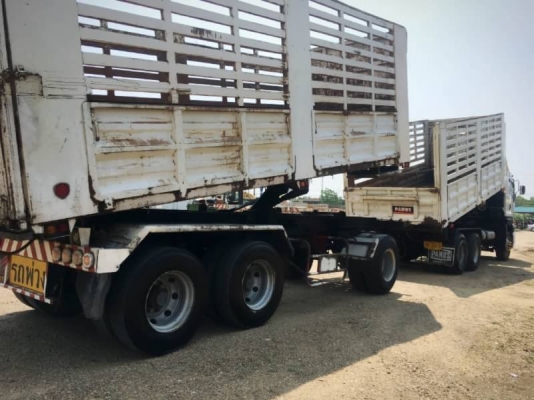 Isuzu 360 แรง แม่ปี 56 ลูกปี 57 ดัมพ์คอกเกษตรอู่พนัส รถสวยเดิมไม่เคยทำสี น้ำหนักบรรทุก 29.70 ตัน เครื่อง/เกียร์เดิม ยางดี พร้อมใช้งาน