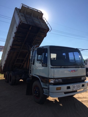 ขายรถดั้ม2เพลา HINO FM3H เครื่องHO7D สโลกลาง เพาเวอร์ เบรกจิฟฟี่ เอกสารพร้อมโอน ราคา690,000 จัดไฟแนน
