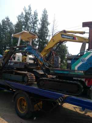 ส่งลูกค้า จ.สมุทรสงคราม เรียบร้อยแล้ว รถแบคโฮ KOBELCO SK014 รถเก่านอกนำเข้า ยังไม่เคยใช้งานในไทย เครื่องดี ปั๊มดี เอวแน่น ติดหัวกระแทกจากนอก สภาพพร้อมใช้งาน มีเอกสารใบอินวอยซ์