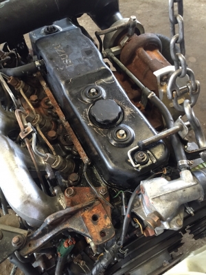 เครื่องยนตร์อีซูสุ4BD turbo วางแบ๊คโฮหลายรุ่นเก่านอก