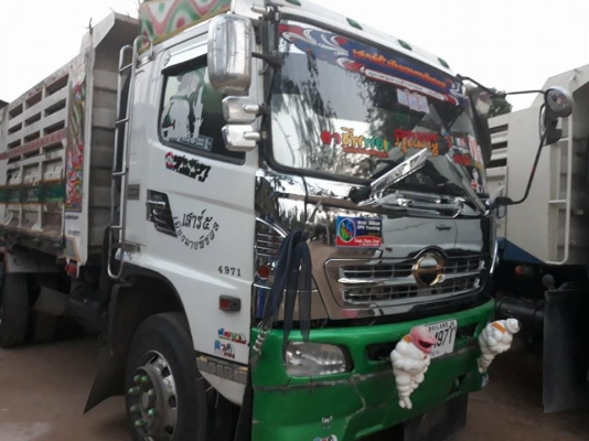 HINO 320 แรง ปี 49 แม่ลูกดัมพ์ ลูกสามเพลา เดิมๆ ตามรุ่นพร้อมใช้งาน