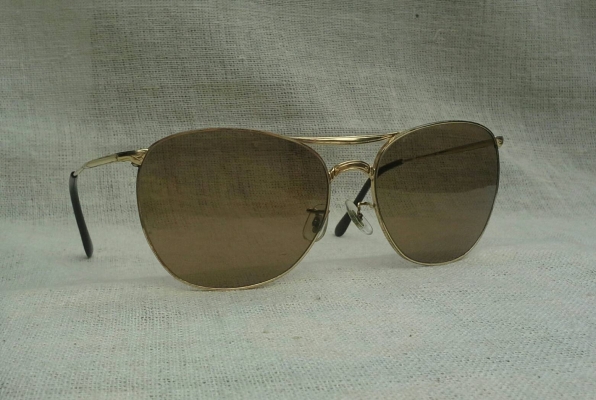 แว่นตาวินเทจโกลด์ฟิลด์ 12K ล้ำค่า ! ยุค &#039;60s ไซซ์ไม่ธรรมดา 140mm Vintage LIGA handmade in Germa