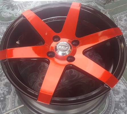 ล้อใหม่ RX-1ขอบ15 4รู100 กว้าง7 ET45  ล้อ