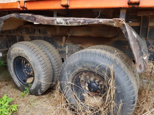 ขาย 385,000 บาท ISUZU. ROCKY FXZ13NFY (210 หัวขาว) 2 เพลาดั้ม สามมิตร เครื่อง Nissan PE6-Turbo-290 แ