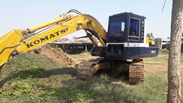 ขายด่วนPC120-3 เครื่องเดิม ปั้มเดิม แอรหนาว สภาพพร้อมใช้