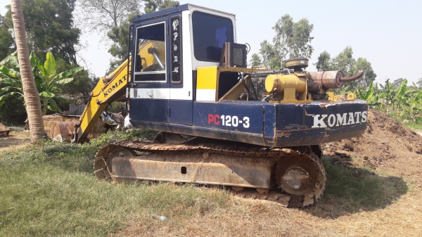 ขายด่วนPC120-3 เครื่องเดิม ปั้มเดิม แอรหนาว สภาพพร้อมใช้