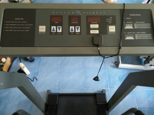 ลู่วิ่งไฟฟ้า vision fitness t-8200 Made in USA สภาพพร้อมใช้ ลู่วิ่งไฟฟ้า vision fitness t-8200 Made in USA สภาพพร้อมใช้