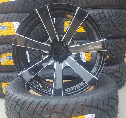 ล้อใหม่ ขอบ18 APP TORQ 5รู114 กว้าง 9+10 พร้อมยาง