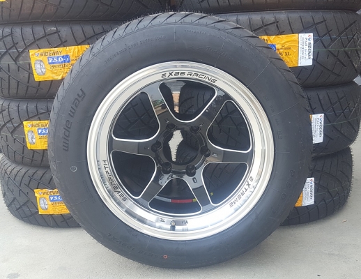 ล้อใหม่ ขอบ18 SEVEVFIFTH EX86 6รู139 9.5+10.5 พร้อมยาง