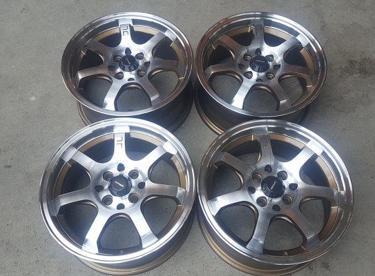 ล้อมือ2 Dynamics ขอบ15 4รู100-114 หน้า6.5 ET38  4 ล้อ