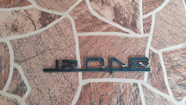 เพลท 940GL แบบมิเนียมแข็ง ติดท้ายรถ VOLVO