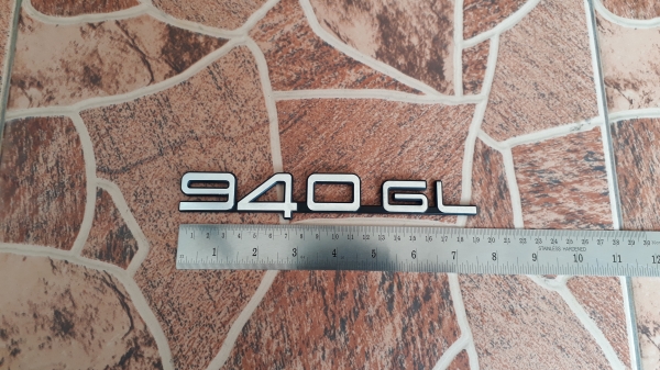 เพลท 940GL แบบมิเนียมแข็ง ติดท้ายรถ VOLVO