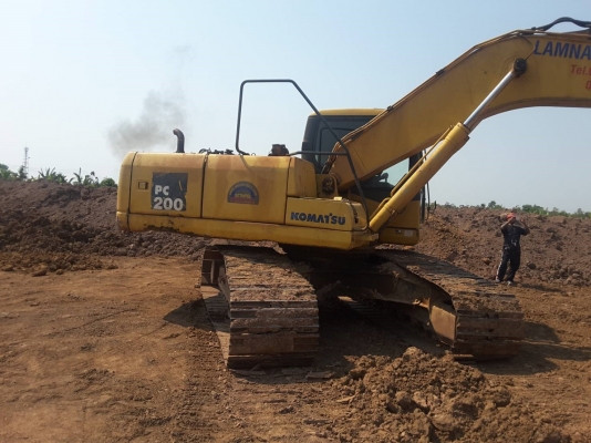 ขาย รถแบคโฮเล็ก pc200-7 รถเล่มพร้อม