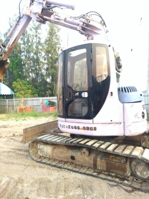 รถแบคโฮ SUMITOMO PC60 รถเก่านอกพึ่งนำเข้ามา ยังไม่เคยใช้งานในไทย เครื่องดี ปั๊มแรง เอวแน่น โซ่แทร็กเหล็ก มีเกี๊ยยาง มีลายหัวกระแทก ใช้ไฟฟ้า สภาพพร้อมใช้งาน มีเอกสารใบอินวอยซ์