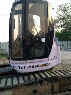 รถแบคโฮ SUMITOMO PC60 รถเก่านอกพึ่งนำเข้ามา ยังไม่เคยใช้งานในไทย เครื่องดี ปั๊มแรง เอวแน่น โซ่แทร็กเหล็ก มีเกี๊ยยาง มีลายหัวกระแทก ใช้ไฟฟ้า สภาพพร้อมใช้งาน มีเอกสารใบอินวอยซ์