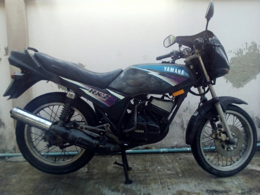 Yamaha RXZ สีดำ ตามสภาพ