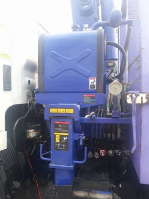 HINO 10 ล้อติดตั้งเครน  TADANO 5 ตัน 4 ปลอก 3 ชัก ปี 2012 เครื่อง 212 แรง กระบะยาว 6.50 เมตร