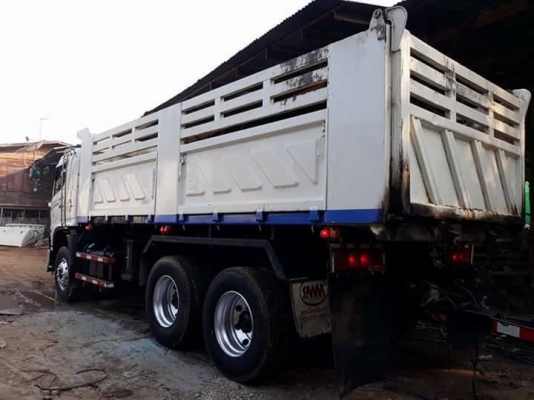 Hino 344 แรง ปี 56 แม่เดี่ยวดัมพ์สามมิตร มีระบบลากลูก สวยเดิมพร้อมใช้งาน