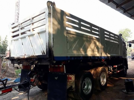 Hino 344 แรง ปี 56 แม่เดี่ยวดัมพ์สามมิตร มีระบบลากลูก สวยเดิมพร้อมใช้งาน