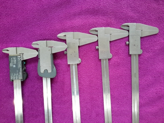 ขายเหมาเวอร์เนียร์ 5 ตัว1200 บาท