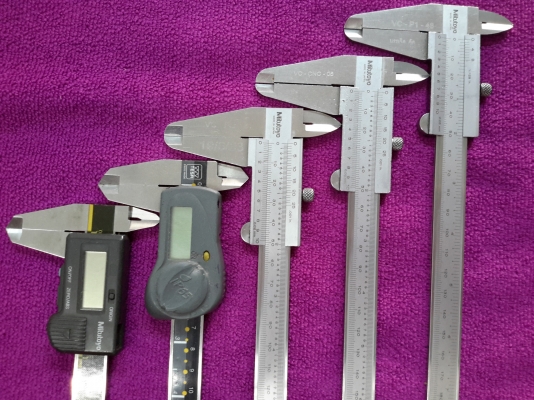 ขายเหมาเวอร์เนียร์ 5 ตัว1200 บาท