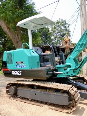 KOBELCO SK027 ขนาดเทียบเท่าPC-30 <มีVDOให้ชม>รถเก่านอกมีเอกสารอินวอย☎️ติดต่อ 085-5632278 <ราคาต่อรองได้>
