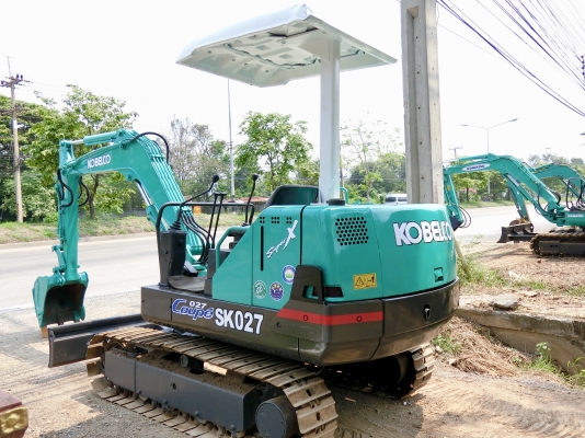 KOBELCO SK027 ขนาดเทียบเท่าPC-30 <มีVDOให้ชม>รถเก่านอกมีเอกสารอินวอย☎️ติดต่อ 085-5632278 <ราคาต่อรองได้>