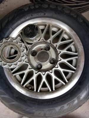 ขายแมกซ์ลาย bbs ENKEI ขอบ14. 4/100 กว้าง6นิ้ว