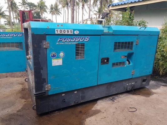 PDS390S - เครื่องปั๊มลม มือสอง Airman Compressor 10 บาร์ 390cfm. Isuzu Engine by OEK