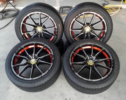 ล้อTAM KABUKI   4รู100 ขอบ17 ยาง215/45/17   4 ล้อ