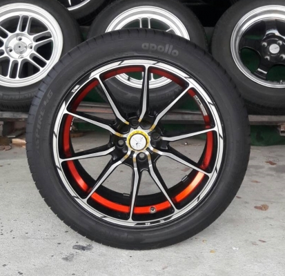 ล้อTAM KABUKI   4รู100 ขอบ17 ยาง215/45/17   4 ล้อ