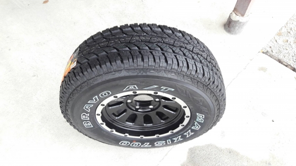 ล้อใหม่ออฟโรด  ขอบ16  6รู139 พร้อมยางใหม่265/70/16  ปี18  4 ล้อ
