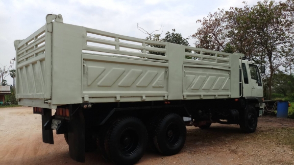 HINO 3M สองเพลาดั๊ม กระบะสามมิตร รถปี 39