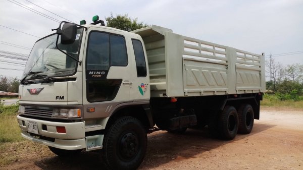 HINO 3M สองเพลาดั๊ม กระบะสามมิตร รถปี 39