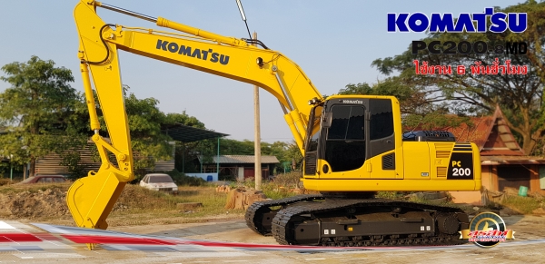 ขาย KOMATSU PC200-8MO ใช้งาน 6,778 ชั่วโมง สภาพนางฟ้า ตรวจเช็คระบบพร้อมใช้งาน
