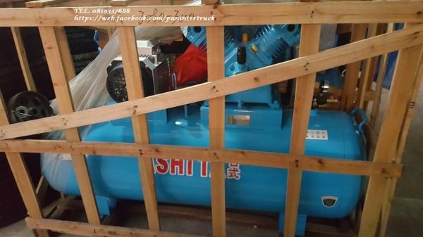 NEW ARRIVAL* สินค้าใหม่แกะกล่อง*เครื่องปั๊มลม ASHITA: ขนาด300ลิตร ,2 สูบ, 5.5HPแรง,380V.(มอเตอร์3 สาย /ไฟ3เฟส/โรงงาน) ราคาเพียง 27,000 บาท สนใจติดต่อ 0819337688