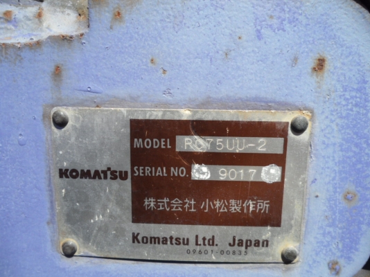 PC75uu-2รถนอกแท้ๆยังไม่ได้ใช้ในไทยชั่วโมงน้อยราคานิดๆ@745,000บาท สนใจโทรหา ☎ 081-989-1989 + ID LINE : rangrayong หรั่งครับ