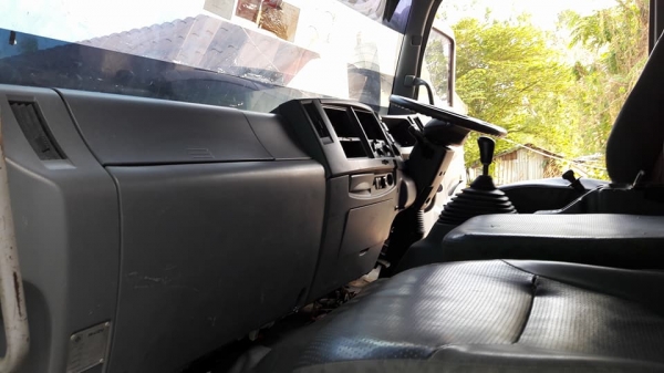 พ่วง22ล้อ ISUZU FXZ360 ปี53 ไมล์ 500,000 กม. กระบะมิเนียม - ดั้ม อู่ เอส ที ใส่ของได้ 29.700 กก.
