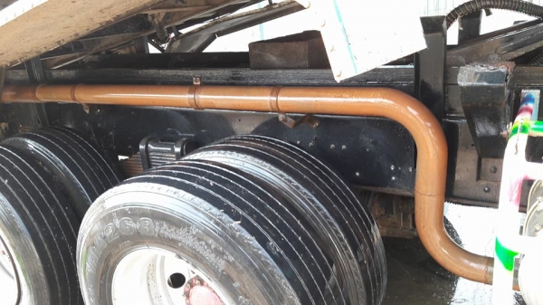 พ่วง22ล้อ ISUZU FXZ360 ปี53 ไมล์ 500,000 กม. กระบะมิเนียม - ดั้ม อู่ เอส ที ใส่ของได้ 29.700 กก.