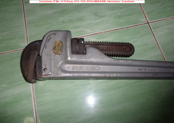 ขายประแจจับท่อ RIDGID 24นิ้ว ด้ามจับอลูมิเนียม made in USA.