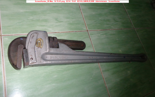 ขายประแจจับท่อ RIDGID 24นิ้ว ด้ามจับอลูมิเนียม made in USA.