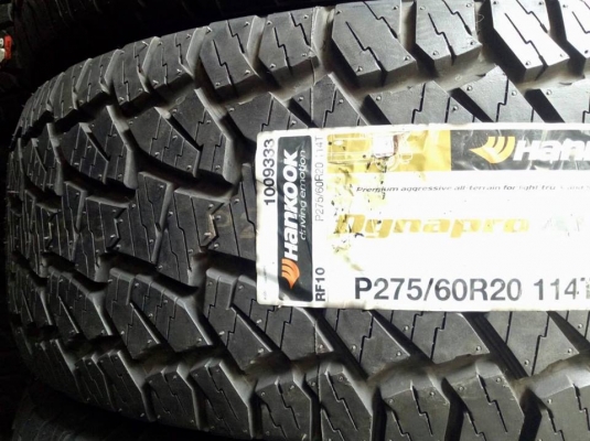 ขายยางใหม่ HANKOOK AT-M 275-60-20 ปี16 ชุดละ 19,900 บาท