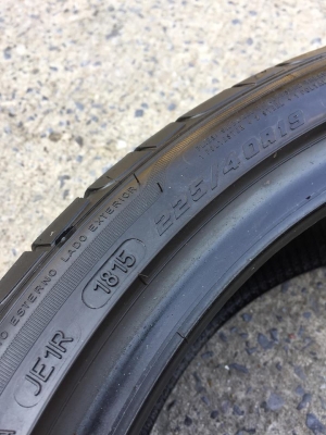 ขายยาง GOODYEAR EAGLE F1 ASYMMETRIC2 (RunFlat) MADE IN GERMANY 225-40-19 ปี15 คู่ละ 5,000 บาท